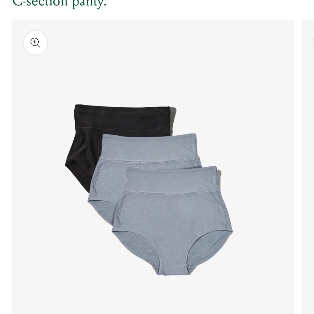 Bodily all in panty black and slate Size Small